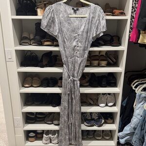 PAIGE Snakeskin Print Blouse